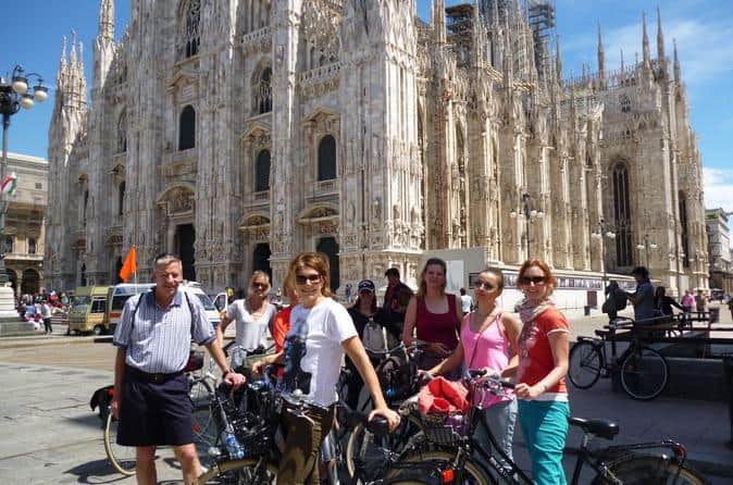 Excursão de bicicleta por Milão